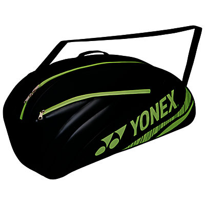 Yonex Performance Series 3 Pack Badminton Bag, Black/Yellow Yonex Performance Series 3 Pack Badminton Bag, Black/Yellow